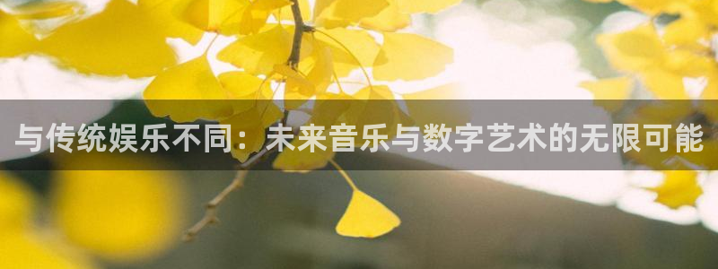 新航娱乐登录地址：与传统娱乐不同：未来音乐与数字艺术的无限可能