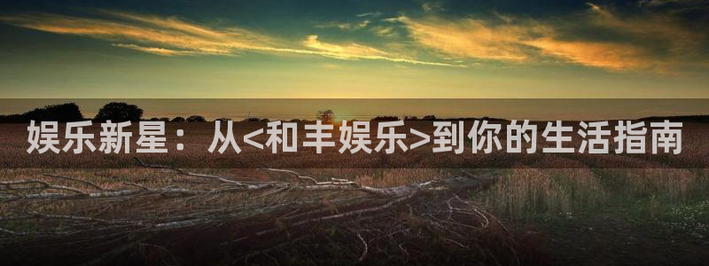 新航娱乐：娱乐新星：从<和丰娱乐>到你的生活指南