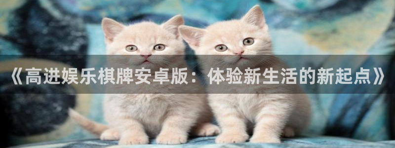 新航娱乐官网登录入口：《高进娱乐棋牌安卓版：体验新生活的新起点》